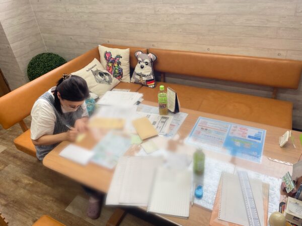 勉強中(^^)/　　byスタッフサムネイル